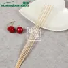 Wholesale of high-quality single-pointed wooden stick barbecue skewers, outdoor-specific barbecue skewers, disposable barbecue needles and forks Specification image